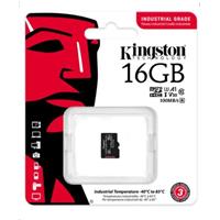 16GB microSDHC Kingston Industrial C10 A1 pSLC bez adaptéru