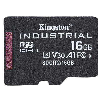 Levně 16GB microSDHC Kingston Industrial C10 A1 pSLC bez adaptéru