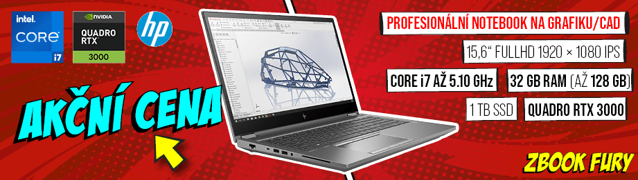 AKCE! HP ZBook Fury G7