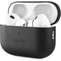 Apple Epico kožený kryt pro Airpods Pro 2 černý