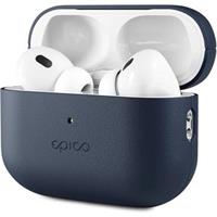 Apple Epico kožený kryt pro Airpods Pro 2 modrý