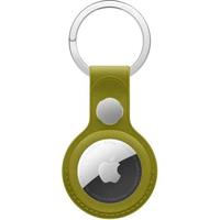 Apple FineWoven klíčenka na AirTag zelenožlutá