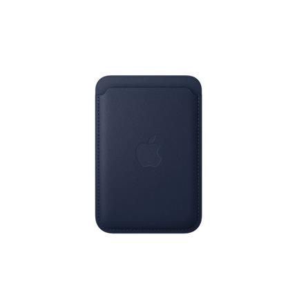 Apple FineWoven peněženka s MagSafe k iPhonu temně modrá