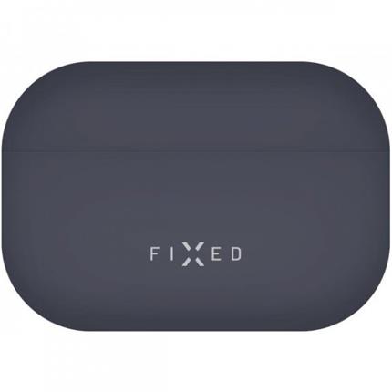 Apple FIXED Silky silikonové pouzdro pro Apple AirPods Pro 2, modré