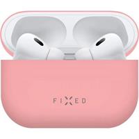 Apple FIXED Silky silikonové pouzdro pro Apple AirPods Pro 2, růžové