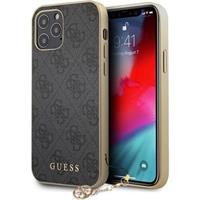 Apple Guess 4G Charms kryt iPhone 12/12 Pro 6.1" šedý