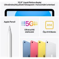 Apple iPad Air 256GB Wi-Fi + Cellular růžový (2022)