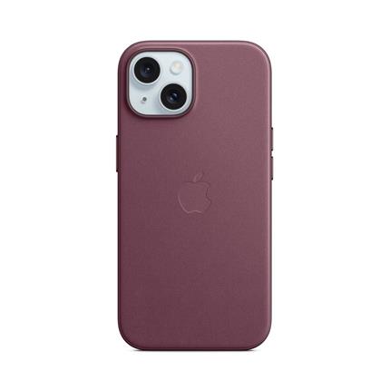 Apple iPhone 15 FineWoven Case with MagSafe - Mulberry