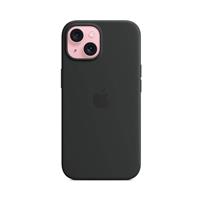 Apple iPhone 15 Silicone Case with MagSafe - Black
