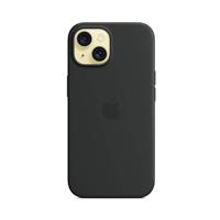 Apple iPhone 15 Silicone Case with MagSafe - Black