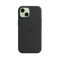 Apple iPhone 15 Silicone Case with MagSafe - Black
