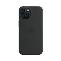 Apple iPhone 15 Silicone Case with MagSafe - Black