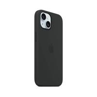 Apple iPhone 15 Silicone Case with MagSafe - Black