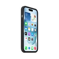 Apple iPhone 15 Silicone Case with MagSafe - Black