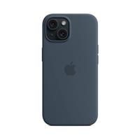 Apple iPhone 15 Silicone Case with MagSafe - Storm Blue