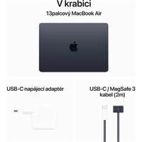 Apple MacBook Air 13,6" (2024) / M3 / 16GB / 512GB / SK / Temně inkoustový