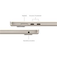 Apple MacBook Air 15,3" (2024) / M3 / 8GB / 512GB / CZ / Hvězdně bílý
