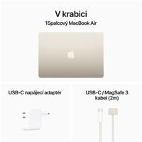 Apple MacBook Air 15,3" (2024) / M3 / 8GB / 512GB / CZ / Hvězdně bílý