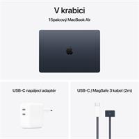 Apple MacBook Air 15"/M4/15,3"/2880x1864/16GB/256GB SSD/M4/Sequoia/Midnight/1R