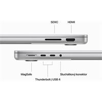 Apple MacBook Pro 14" (2023) / M3 / 8GB / 1TB / CZ / Stříbrný