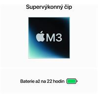 Apple MacBook Pro 14" (2023) / M3 / 8GB / 512GB / CZ / Stříbrný