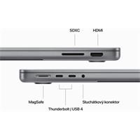 Apple MacBook Pro 14" (2023) / M3 / 8GB / 512GB / CZ / Vesmírně šedý