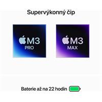 Apple MacBook Pro 16" (2023) / M3 Max / 36GB / 1TB / CZ / Stříbrný