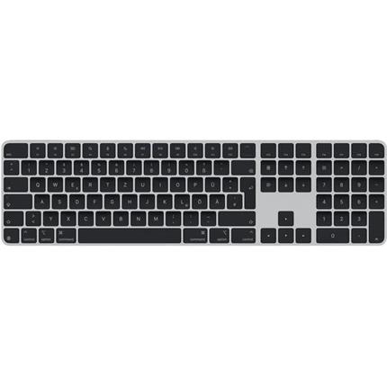 Apple Magic Keyboard s Touch ID a numerickou klávesnicí černá - německá
