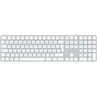 Apple Magic Keyboard s Touch ID a numerickou klávesnicí stříbrná - německá