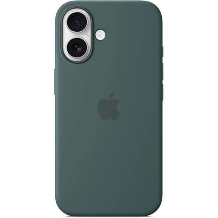 Apple silikonový kryt s MagSafe na iPhone 16 jezerně zelený