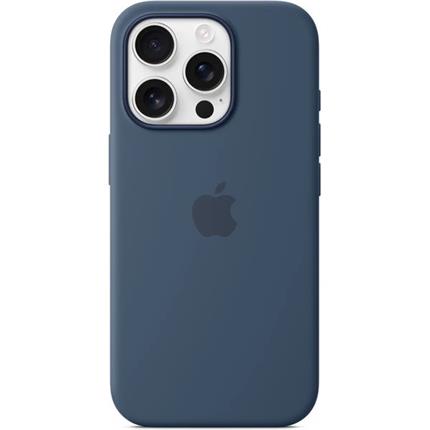 Apple silikonový kryt s MagSafe na iPhone 16 Pro denimový
