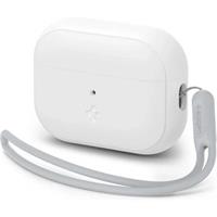 Apple Spigen Silicone Fit pouzdro s poutkem Apple AirPods Pro (2nd Gen) bílé