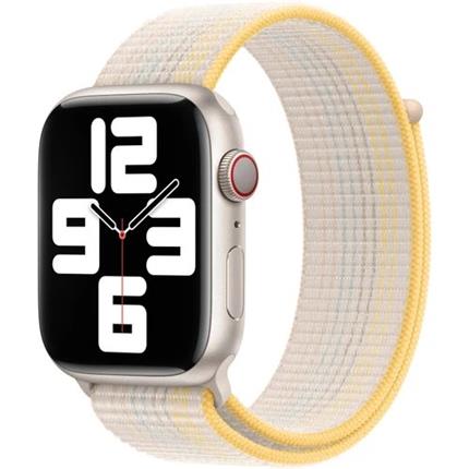 Apple Watch 49/45/44/42mm hvězdně bílý provlékací sportovní řemínek