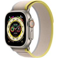 Apple Watch 49/45/44mm žlutý/béžový trailový tah - M/L