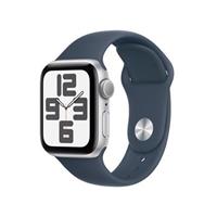Apple Watch SE (2023) GPS 40mm sportovní silikonový řemínek bouřkově modrý M/L