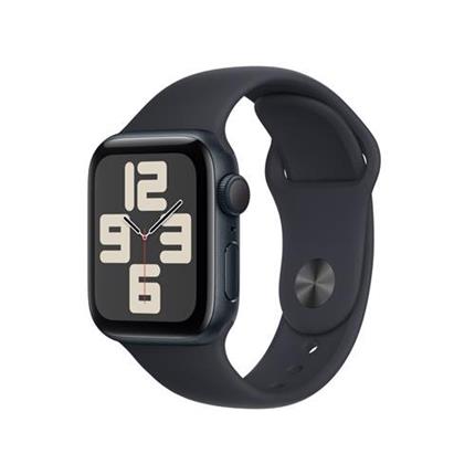 Levně Apple Watch SE (2023) GPS 40mm sportovní silikonový řemínek temně inkoustový M/L - ROZBALENÉ