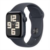Apple Watch SE (2024) 44mm Temně inkoustový hliník s inkoustovým sportovním řemínkem M/L