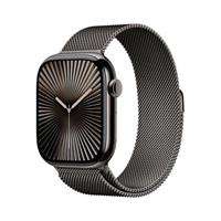 Apple Watch Series 10 GPS + Cellular 46mm Slate Titanium Case with Slate Milanese Loop - M/L (MWYW3