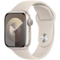 Apple Watch Series 9 41mm Hvězdně bílý hliník s hvězdně bílým sportovním řemínkem - M/L
