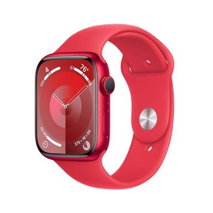 Apple Watch Series 9 45mm (PRODUCT)RED hliník s (PRODUCT)RED sportovním řemínkem S/M