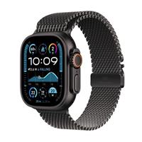 Apple Watch Ultra 2 GPS + Cellular 49mm Black Titanium Case with Black Titanium Milanese Loop - M (
