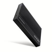 AXAGON EE25-GTR, USB-C 10Gbps - SATA 6G 2.5" RIBBED box, černý