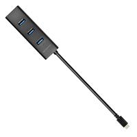 AXAGON HUE-S2C Type-C 4x USB3.0 CHARGING hub, microUSB nap. konektor
