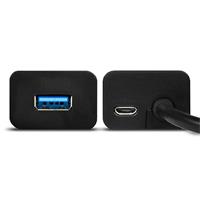 AXAGON HUE-S2C Type-C 4x USB3.0 CHARGING hub, microUSB nap. konektor