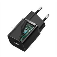 Baseus Rychlonabíječka do sítě Super Si USB-C PD QC 30W černá