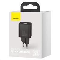 Baseus Rychlonabíječka do sítě Super Si USB-C PD QC 30W černá