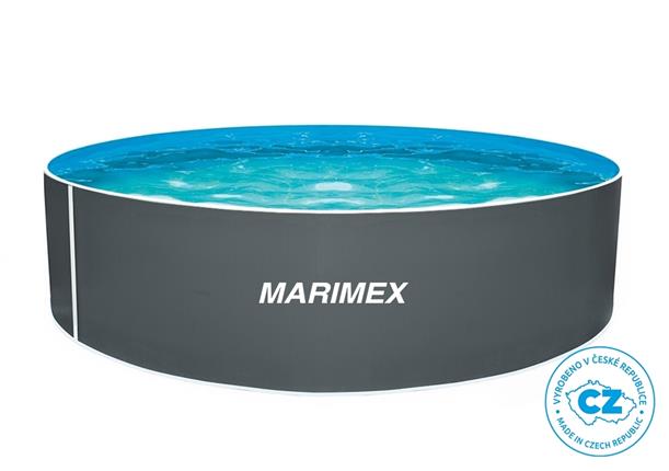 Bazén Marimex Orlando 3,66 x 0,91m ŠEDÝ + skimmer Olympic (bez hadic a schůdků)