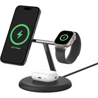 Belkin BOOST CHARGE PRO 15W MagSafe 3v1 (Qi2) nabíjecí stanice černá