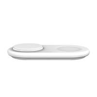 Belkin BOOST CHARGE PRO Qi2 2v1 magnetická nabíjecí podložka iPhone/AirPods bílá