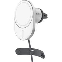 Belkin BOOST CHARGE (Qi2) MagSafe držák do auta, 15W, šedý (bez adaptéru)